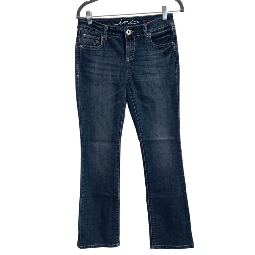 INC International Concepts Denim Boot Leg 4 Petite